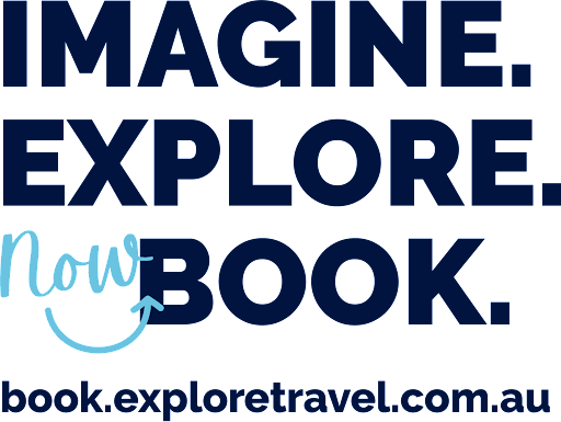 Imagine. Explore. Now Book. book.exploretravel.com.au